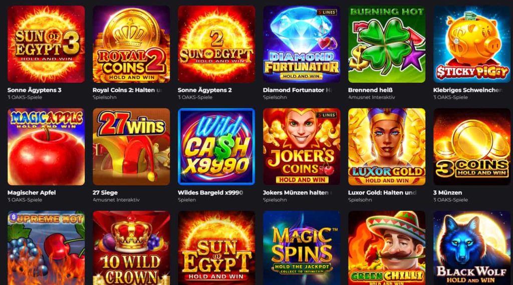 Online Casinos ohne Registrierung Slots