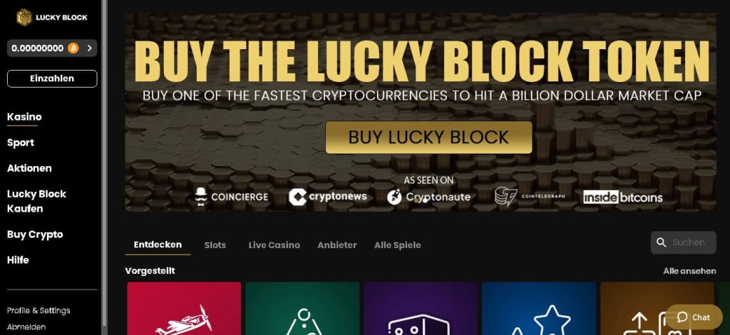 LuckyBlock neue Online Casinos