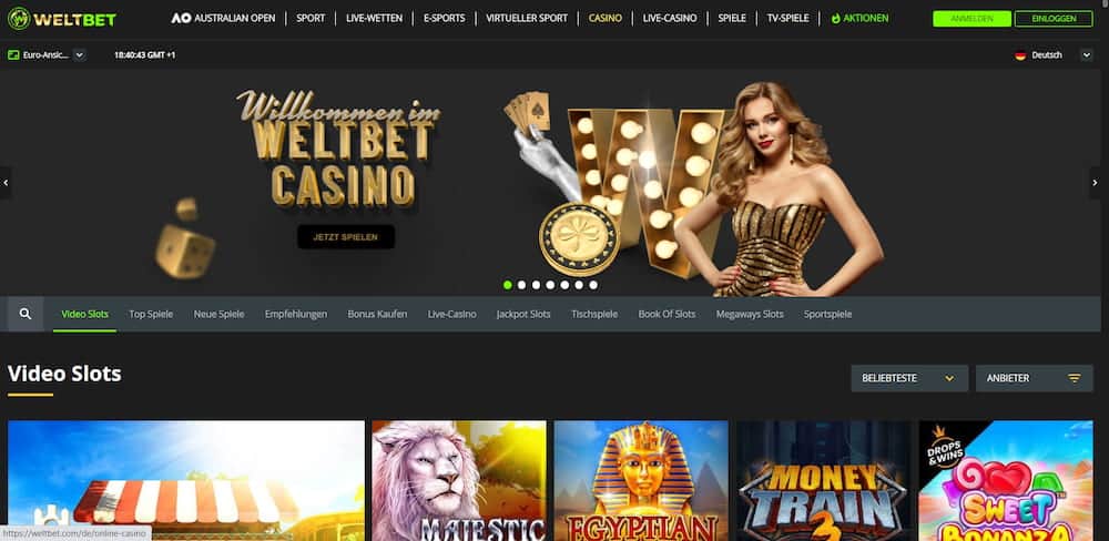 Weltbet Online Casino ohne Einschraenkungen