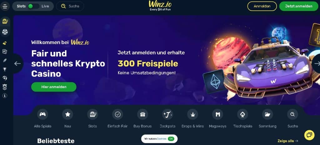 Winz.io neue Online Casinos